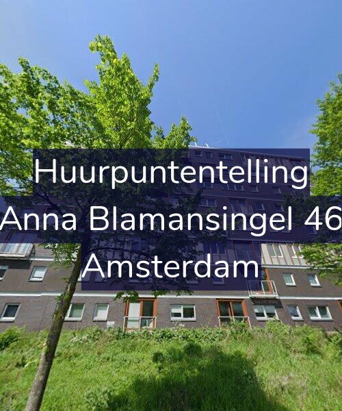 Foto gevel Huurpuntentelling voor Anna Blamansingel 46, Amsterdam