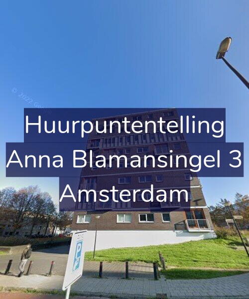 Foto gevel Huurpuntentelling voor Anna Blamansingel 3, Amsterdam