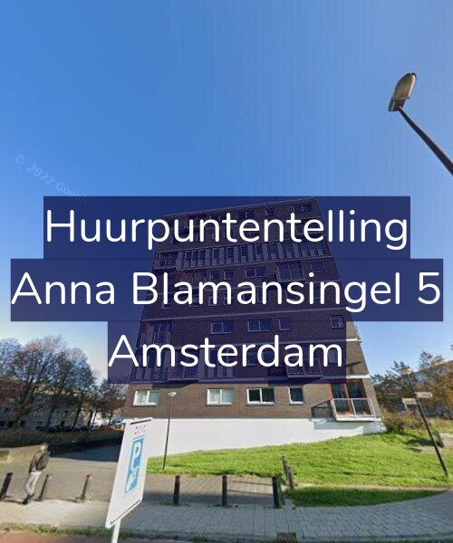 Foto gevel Huurpuntentelling voor Anna Blamansingel 5, Amsterdam