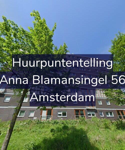 Foto gevel Huurpuntentelling voor Anna Blamansingel 56, Amsterdam