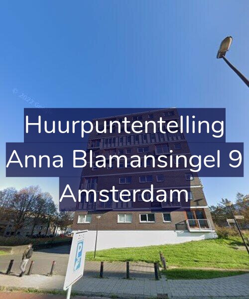 Foto gevel Huurpuntentelling voor Anna Blamansingel 9, Amsterdam
