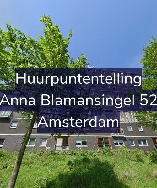 Foto gevel Huurpuntentelling voor Anna Blamansingel 52, Amsterdam