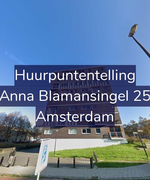 Foto gevel Huurpuntentelling voor Anna Blamansingel 25, Amsterdam
