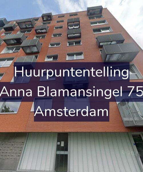 Foto gevel Huurpuntentelling voor Anna Blamansingel 75, Amsterdam