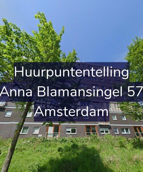 Foto gevel Huurpuntentelling voor Anna Blamansingel 57, Amsterdam