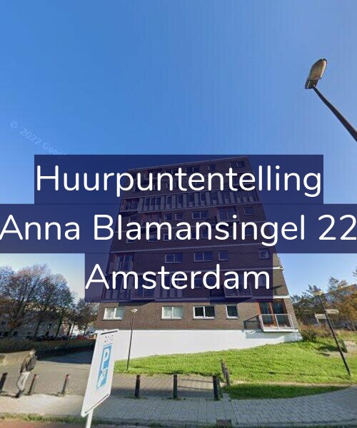 Foto gevel Huurpuntentelling voor Anna Blamansingel 22, Amsterdam