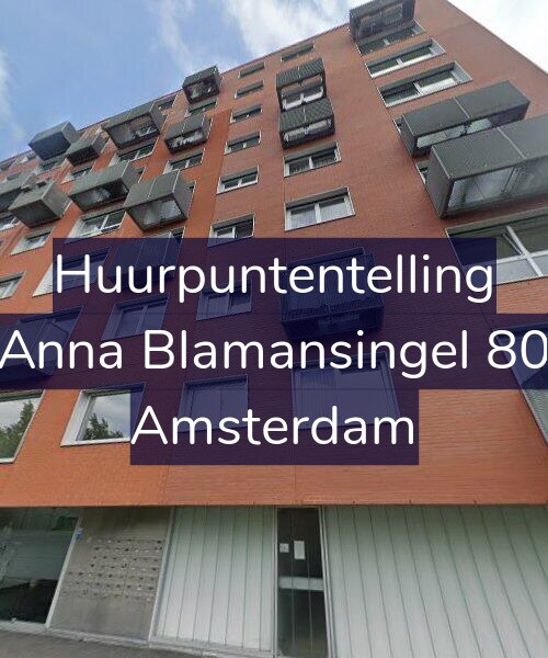 Foto gevel Huurpuntentelling voor Anna Blamansingel 80, Amsterdam