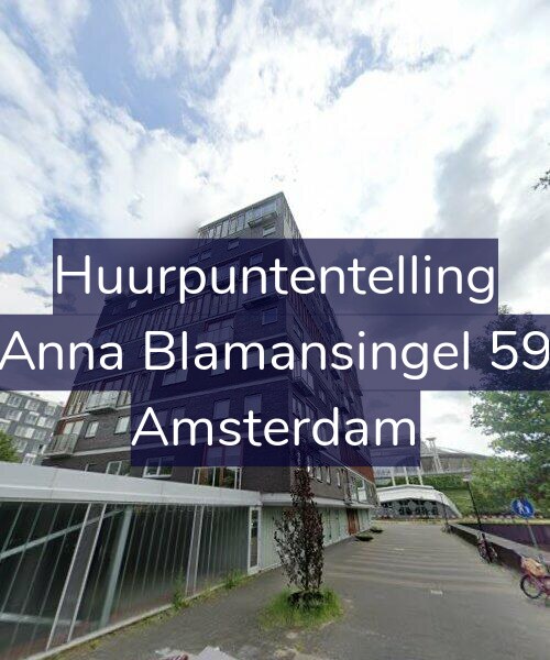 Foto gevel Huurpuntentelling voor Anna Blamansingel 59, Amsterdam