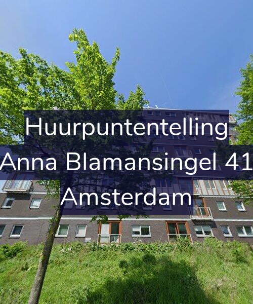 Foto gevel Huurpuntentelling voor Anna Blamansingel 41, Amsterdam