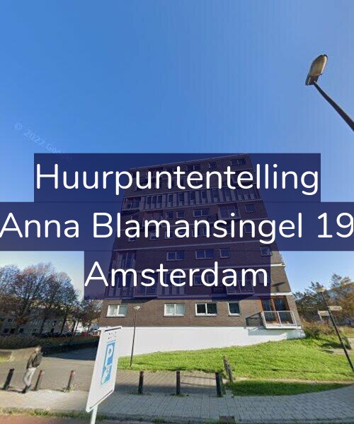 Foto gevel Huurpuntentelling voor Anna Blamansingel 19, Amsterdam
