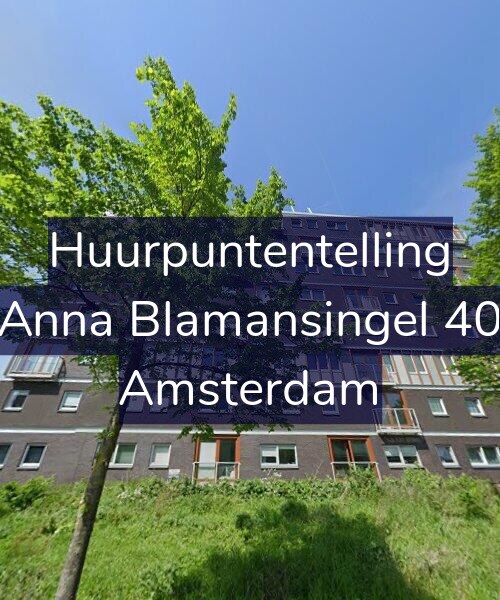 Foto gevel Huurpuntentelling voor Anna Blamansingel 40, Amsterdam