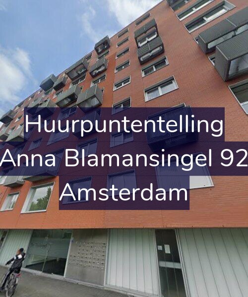 Foto gevel Huurpuntentelling voor Anna Blamansingel 92, Amsterdam