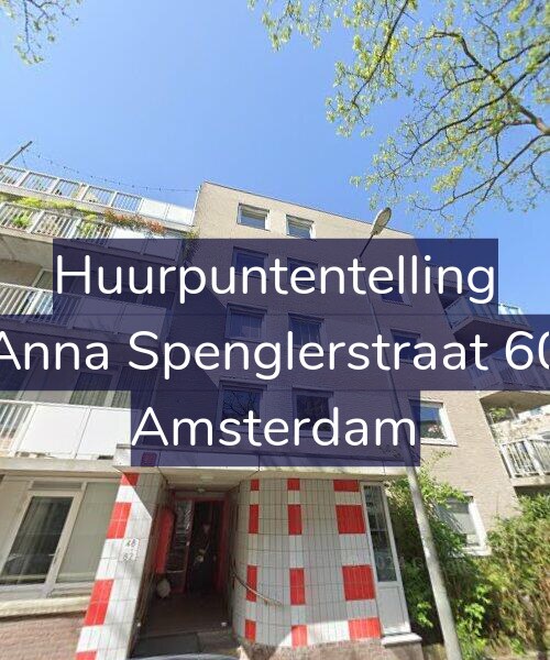 Foto gevel Huurpuntentelling voor Anna Spenglerstraat 60, Amsterdam