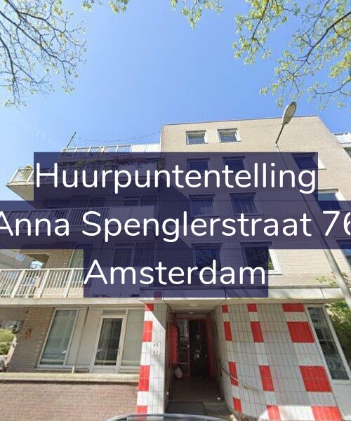 Foto gevel Huurpuntentelling voor Anna Spenglerstraat 76, Amsterdam