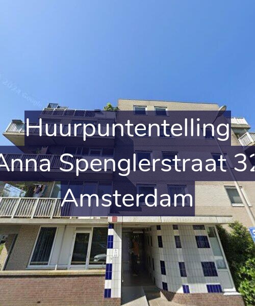 Foto gevel Huurpuntentelling voor Anna Spenglerstraat 32, Amsterdam