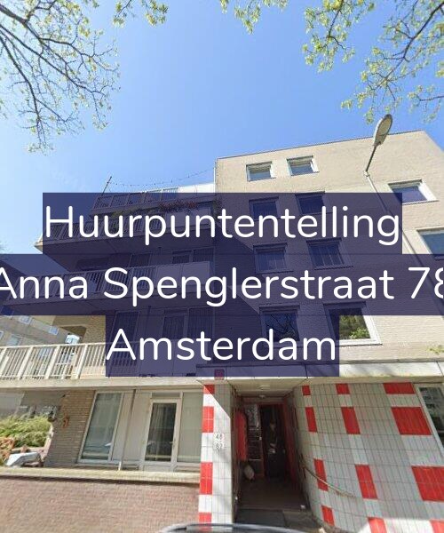 Foto gevel Huurpuntentelling voor Anna Spenglerstraat 78, Amsterdam