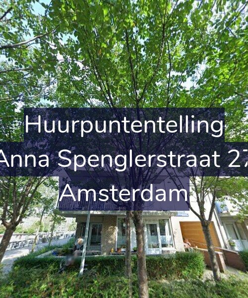 Foto gevel Huurpuntentelling voor Anna Spenglerstraat 27, Amsterdam
