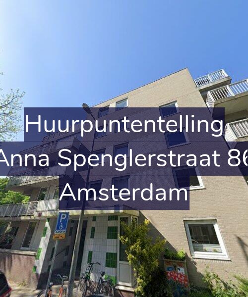 Foto gevel Huurpuntentelling voor Anna Spenglerstraat 86, Amsterdam