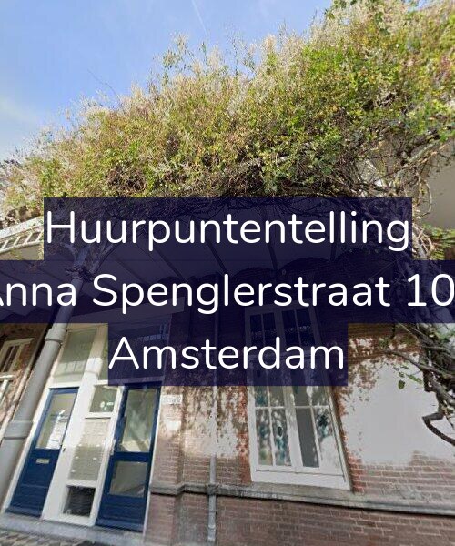 Foto gevel Huurpuntentelling voor Anna Spenglerstraat 109, Amsterdam