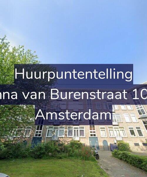 Foto gevel Huurpuntentelling voor Anna van Burenstraat 10-1, Amsterdam