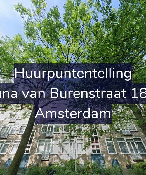 Foto gevel Huurpuntentelling voor Anna van Burenstraat 18-2, Amsterdam