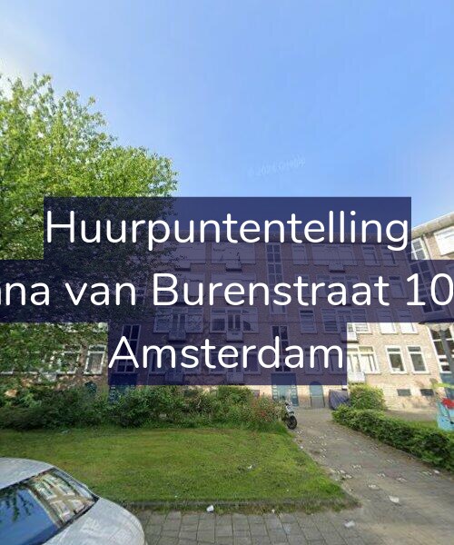 Foto gevel Huurpuntentelling voor Anna van Burenstraat 10-H, Amsterdam