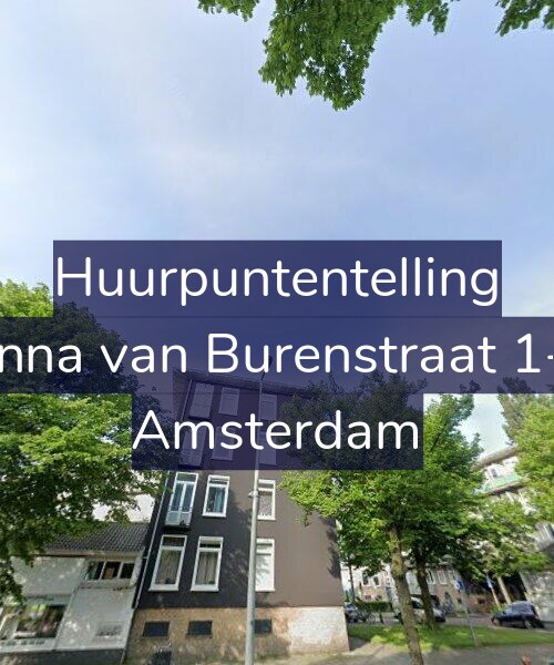 Foto gevel Huurpuntentelling voor Anna van Burenstraat 1-3, Amsterdam