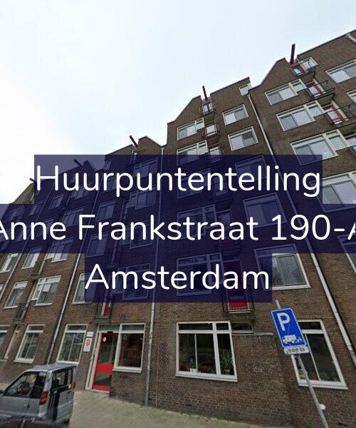 Foto gevel Huurpuntentelling voor Anne Frankstraat 190-A, Amsterdam