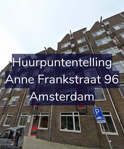 Foto gevel Huurpuntentelling voor Anne Frankstraat 96, Amsterdam