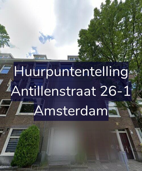 Foto gevel Huurpuntentelling voor Antillenstraat 26-1, Amsterdam