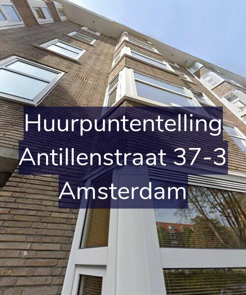 Foto gevel Huurpuntentelling voor Antillenstraat 37-3, Amsterdam