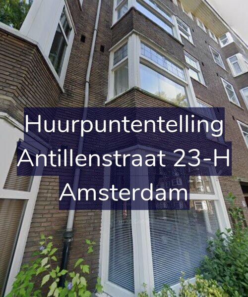 Foto gevel Huurpuntentelling voor Antillenstraat 23-H, Amsterdam