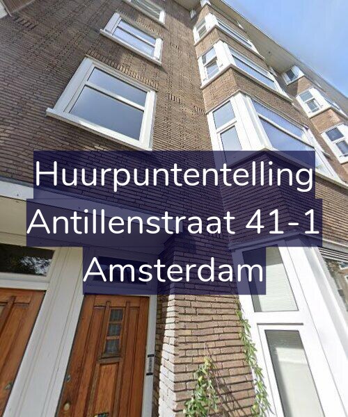 Foto gevel Huurpuntentelling voor Antillenstraat 41-1, Amsterdam