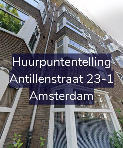 Foto gevel Huurpuntentelling voor Antillenstraat 23-1, Amsterdam