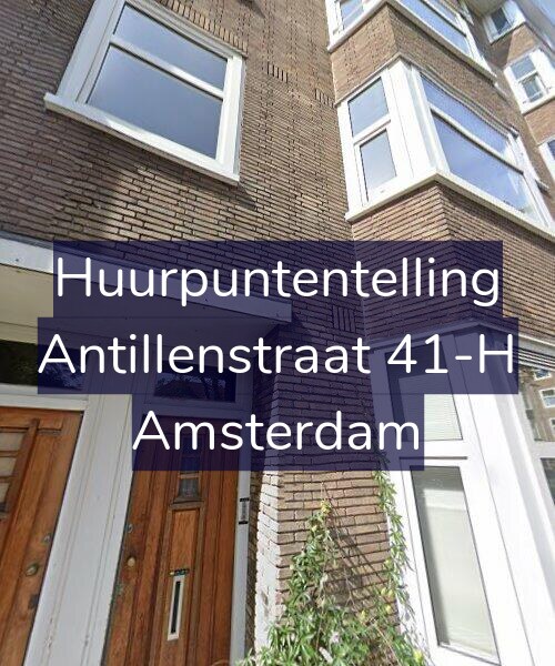 Foto gevel Huurpuntentelling voor Antillenstraat 41-H, Amsterdam