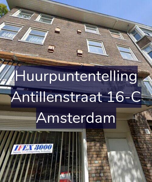 Foto gevel Huurpuntentelling voor Antillenstraat 16-C, Amsterdam