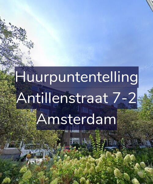 Foto gevel Huurpuntentelling voor Antillenstraat 7-2, Amsterdam