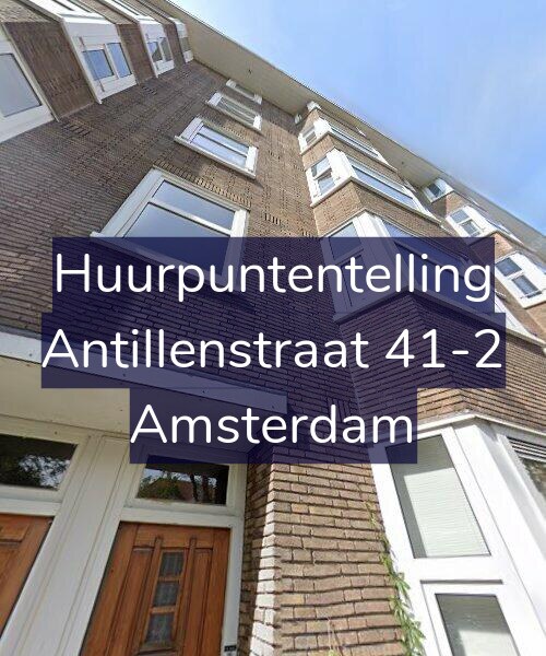 Foto gevel Huurpuntentelling voor Antillenstraat 41-2, Amsterdam