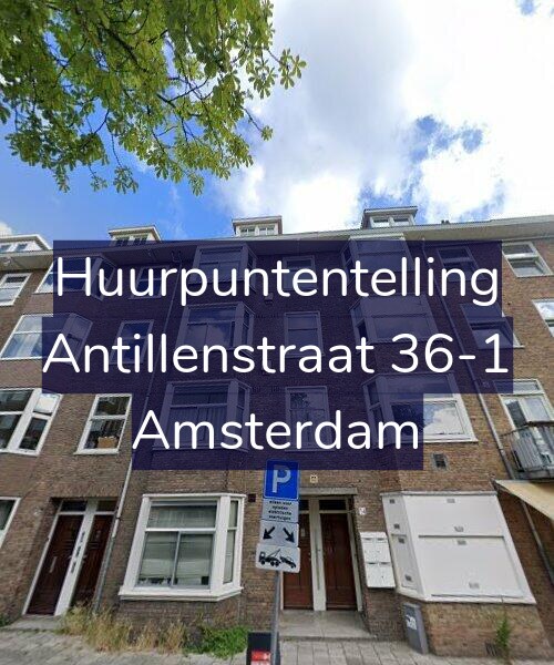 Foto gevel Huurpuntentelling voor Antillenstraat 36-1, Amsterdam