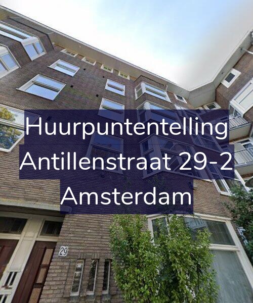 Foto gevel Huurpuntentelling voor Antillenstraat 29-2, Amsterdam