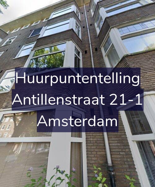 Foto gevel Huurpuntentelling voor Antillenstraat 21-1, Amsterdam