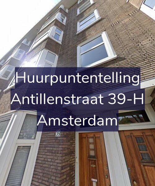 Foto gevel Huurpuntentelling voor Antillenstraat 39-H, Amsterdam