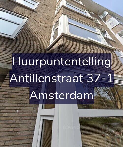 Foto gevel Huurpuntentelling voor Antillenstraat 37-1, Amsterdam