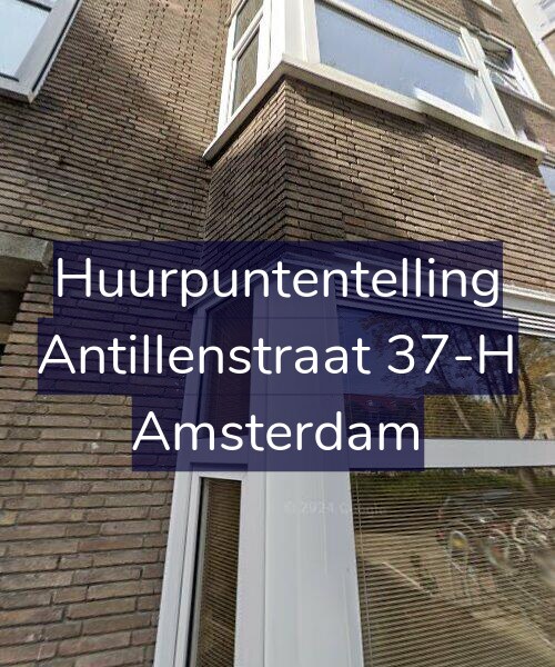 Foto gevel Huurpuntentelling voor Antillenstraat 37-H, Amsterdam