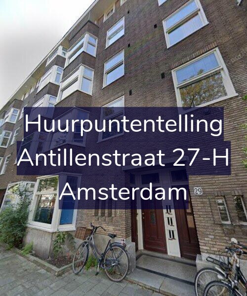 Foto gevel Huurpuntentelling voor Antillenstraat 27-H, Amsterdam