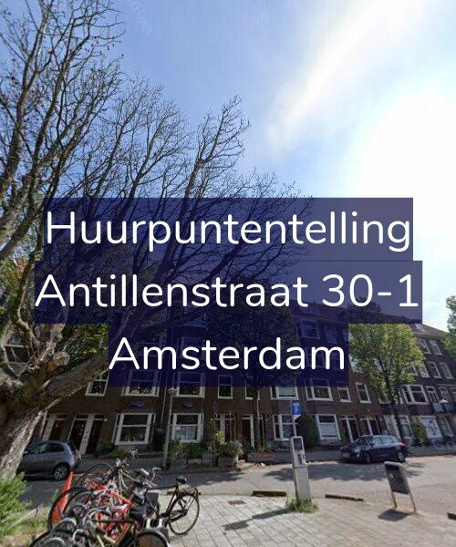 Foto gevel Huurpuntentelling voor Antillenstraat 30-1, Amsterdam