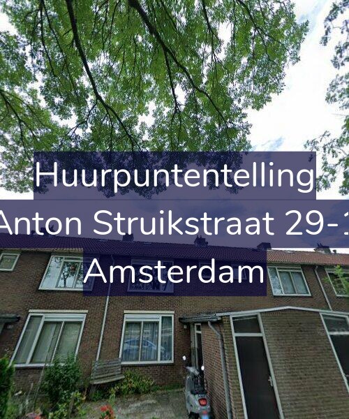 Foto gevel Huurpuntentelling voor Anton Struikstraat 29-1, Amsterdam