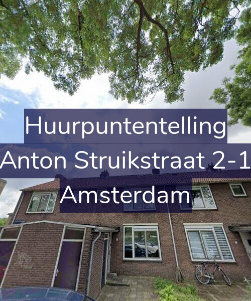 Foto gevel Huurpuntentelling voor Anton Struikstraat 2-1, Amsterdam
