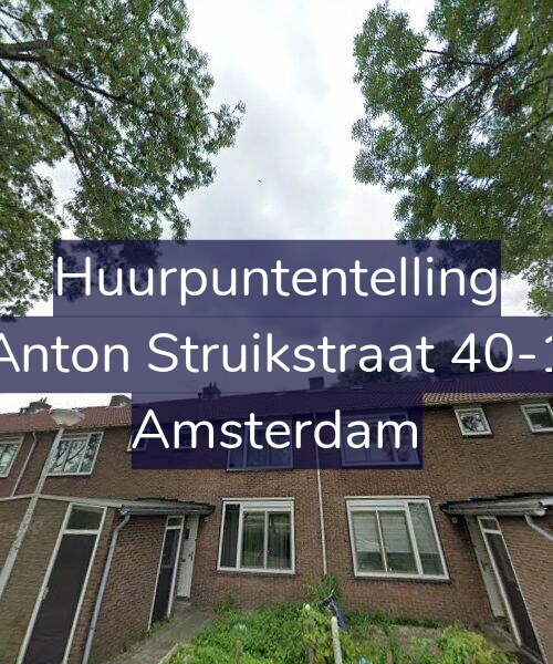 Foto gevel Huurpuntentelling voor Anton Struikstraat 40-1, Amsterdam