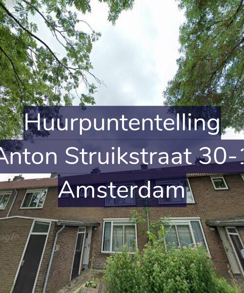 Foto gevel Huurpuntentelling voor Anton Struikstraat 30-1, Amsterdam